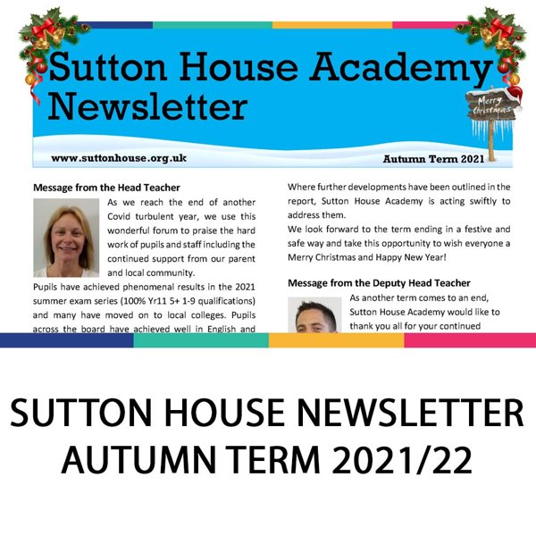 Image of Newsletter - Autumn Term 2021/22